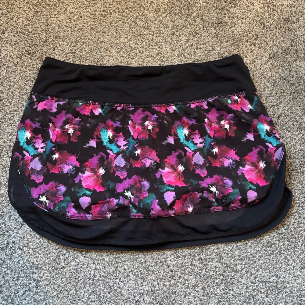 Lululemon Floral Mini Skirt